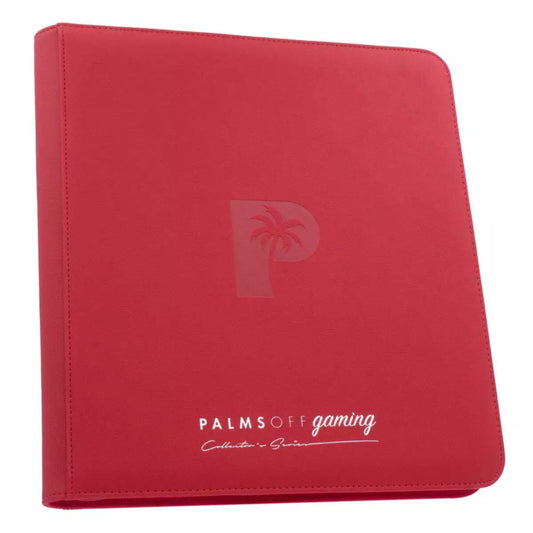 Collector's Series 12 Pocket Zip Trading Card Binder - RED